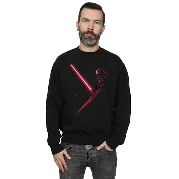 Star Wars Herr Darth Vader Shadow Sweatshirt M Svart Black M