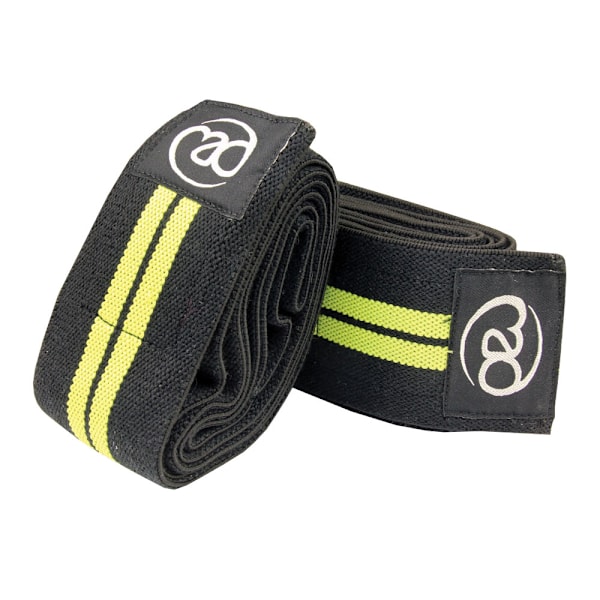 Fitness Mad Unisex Knäskydd En Storlek Svart/Gul Black/Yellow One Size