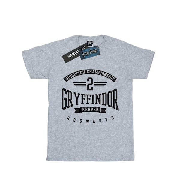 Harry Potter Herr Gryffindor Keeper T-shirt XXL Sports Grey Sports Grey XXL