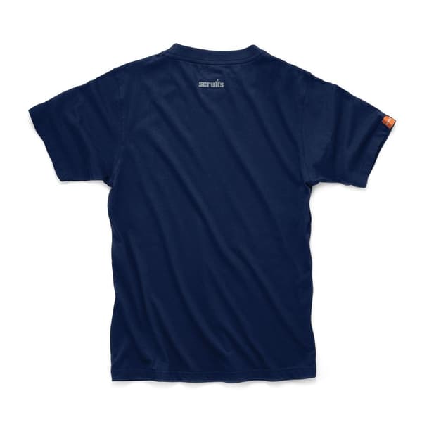 Scruffs herr arbets-t-shirt M marinblå Navy M