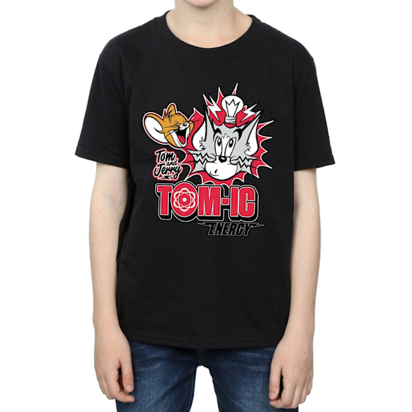 Tom och Jerry Pojkar Tomic Energy T-shirt 9-11 år Svart Black 9-11 Years