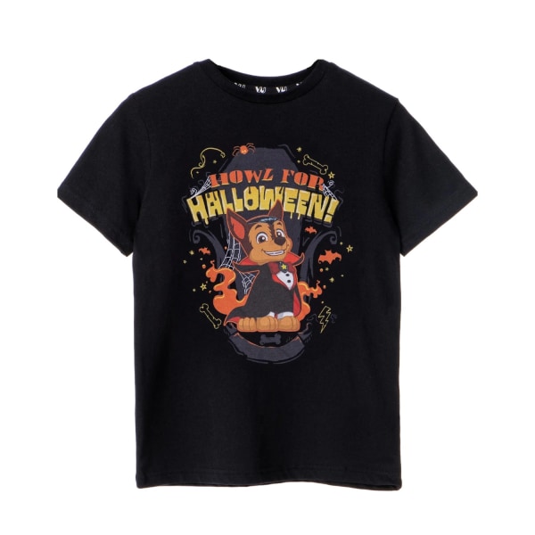 Paw Patrol Boys Howl For Halloween Chase T-Shirt 5-6 Years Blac Black 5-6 Years
