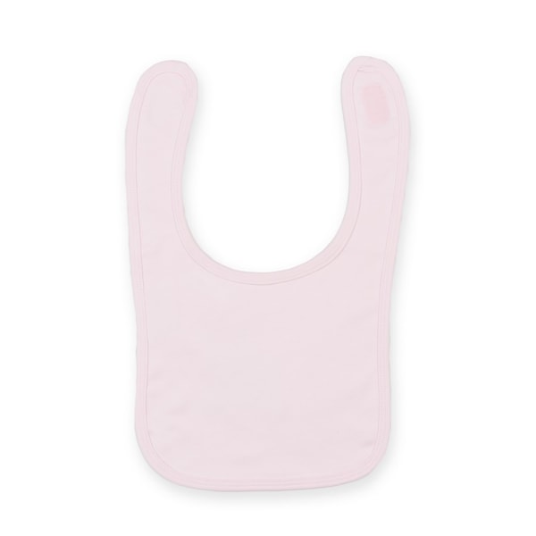 Larkwood Baby Unisex Plain & Contrast Haklapp (Pack of 2) One Size Pale Pink One Size