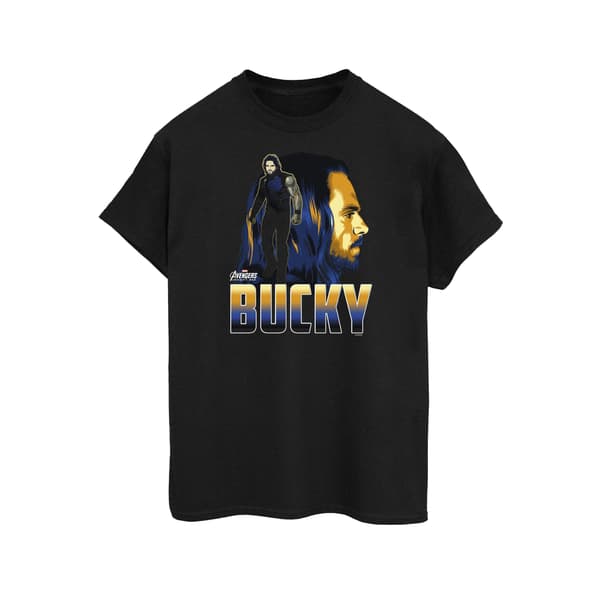 Avengers Infinity War Damkläder/Dam Bucky Barnes Bomullspojkvän Black L