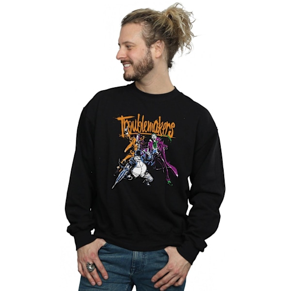 DC Comics Herr Batman Troublemakers Sweatshirt 4XL Svart Black 4XL