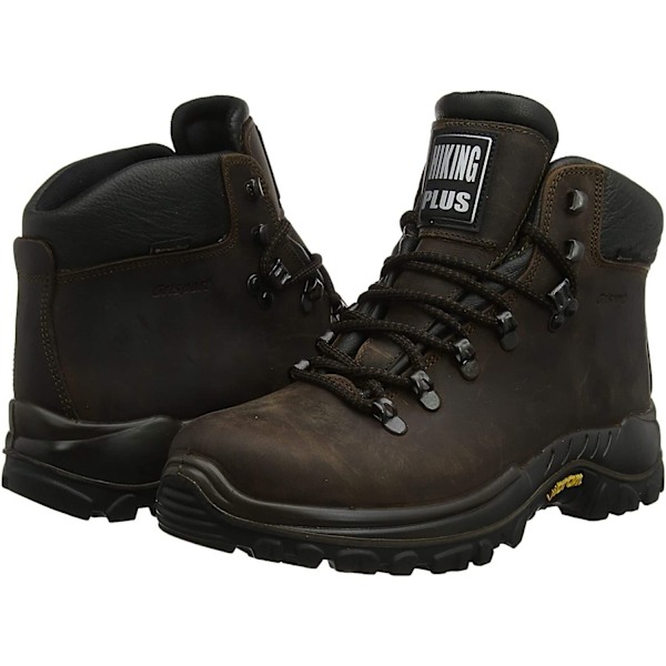Grisport Barn/Barn Avenger Vaxat Läder Vandringskängor 4 UK Brown 4 UK