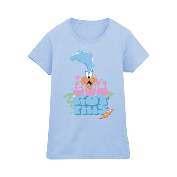 Looney Tunes Dam/Damer Roadrunner You Got This Bomull T-shirt Baby Blue M