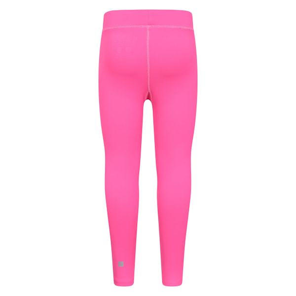 Mountain Warehouse Flick Flack mjuka leggings för flickor 11-12 år Bright Pink 11-12 Years