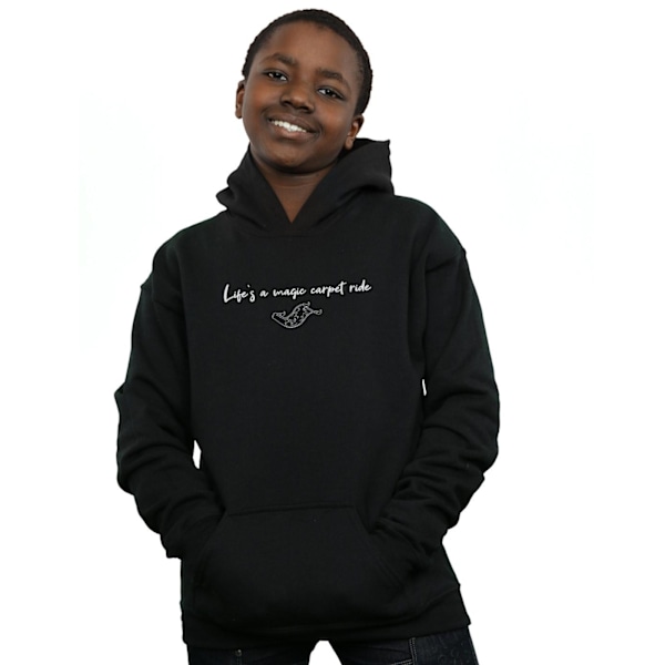 Disney Boys Aladdin Life´s A Magic Carpet Ride Hoodie 12-13 År Black 12-13 Years