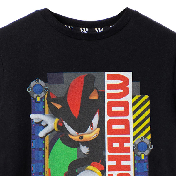 Sonic The Hedgehog Boys Shadow Kortärmad T-shirt 9-10 År Black 9-10 Years