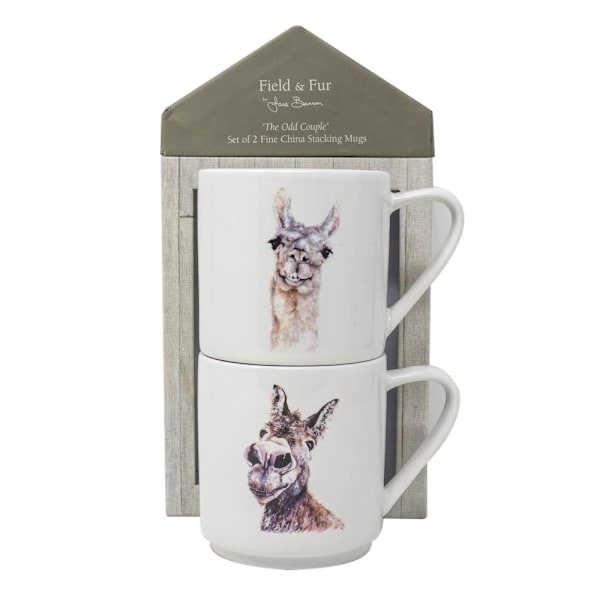 Jane Bannon The Odd Couple Muggset (2-pack) One Size Vit White One Size