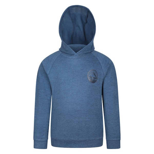 Mountain Warehouse Barn/Barn Strath Melange Supermjuk Huvtröja Navy 5-6 Years