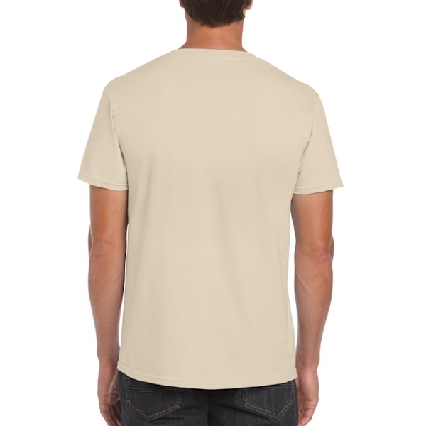 Gildan herr kortärmad mjuk t-shirt 4XL sand Sand 4XL