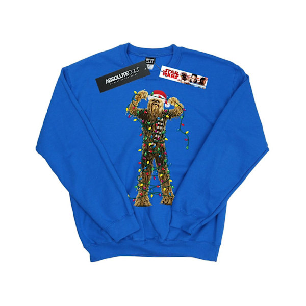 Star Wars Chewbacca Jultröja för flickor, 7-8 år Royal Blue 7-8 Years