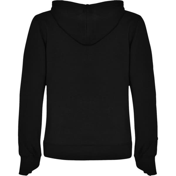 Roly Dam/Kvinnor Urban Hoodie M Solid Svart/Gråmelerad Solid Black/Grey Marl M