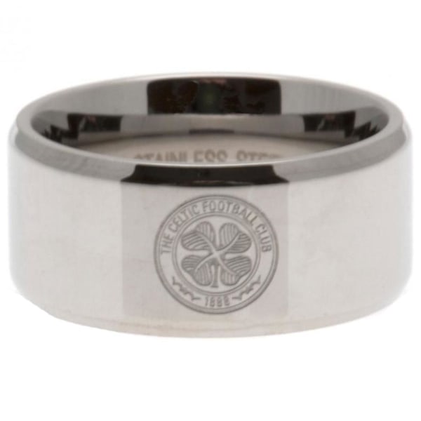 Celtic FC Band Ring Stor Silver Silver Large
