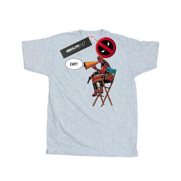 Marvel Deadpool regissörsstol T-shirt L Sports Grey Sports Grey L