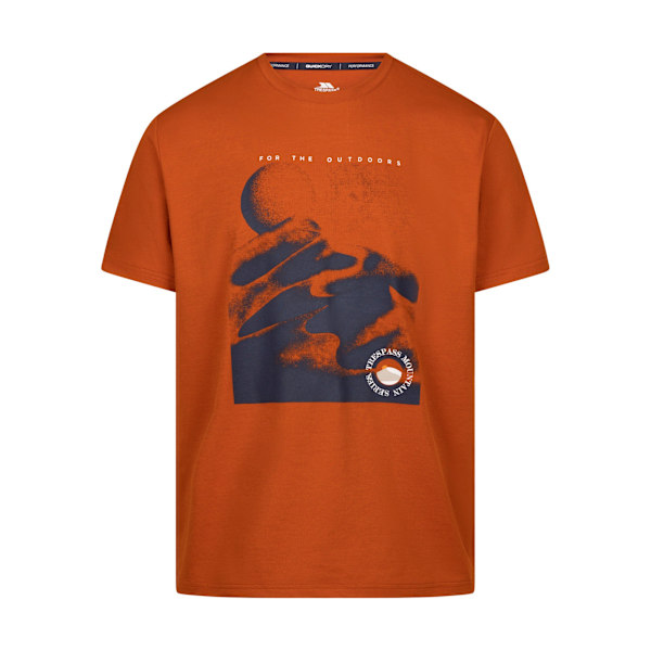 Trespass Sagnay T-shirt för män, 3XL, bränd orange Burnt Orange 3XL