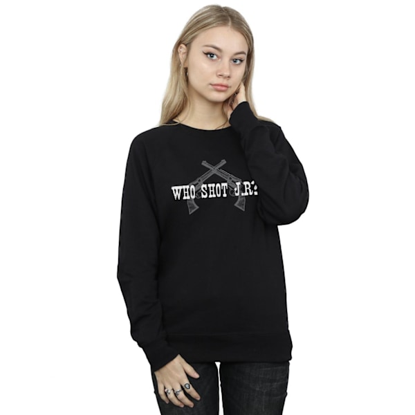 Dallas Dam/Damer Som Sköt J.R. Sweatshirt L Svart Black L