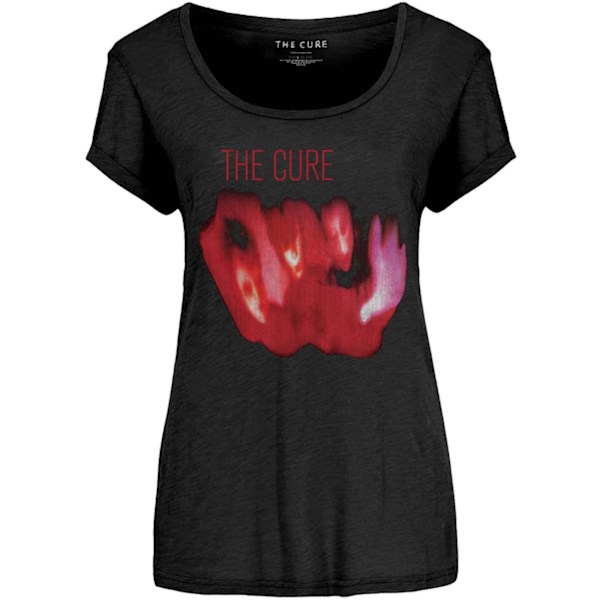 The Cure Damkläder/Dam Pornografi T-shirt M Svart Black M