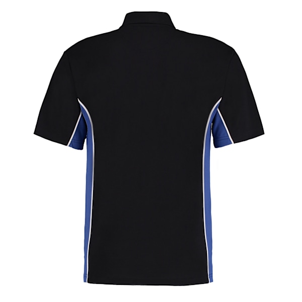 GAMEGEAR Herr Track Classic Polo Shirt XXS Svart/Kunglig Blå/Vit Black/Royal Blue/White XXS