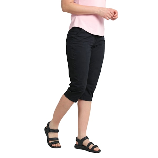 Mountain Warehouse Womens/Ladies Coastal Stretch Capri 8 UK Bla Black 8 UK