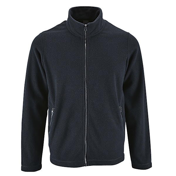 SOLS Herr Norman Fleece Jacka 3XL Marinblå Navy 3XL