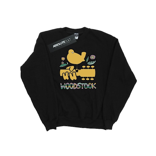 Woodstock Girls Bird Aztec Pattern Sweatshirt 5-6 år Svart Black 5-6 Years