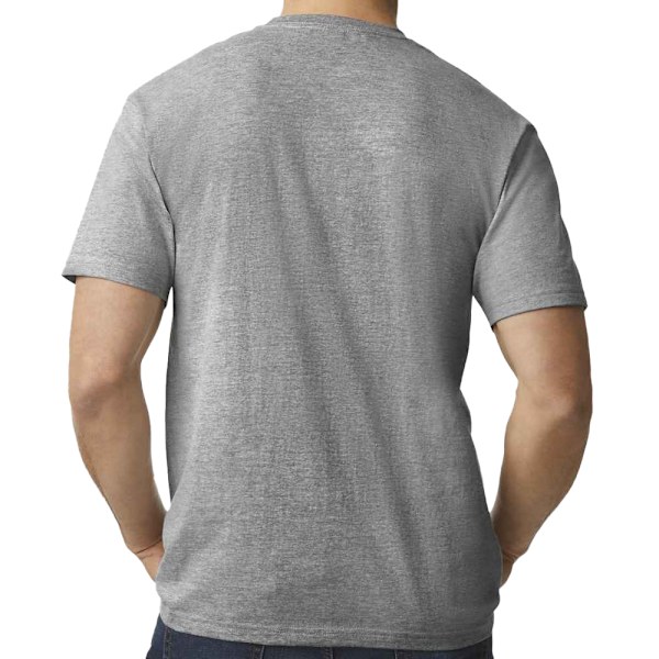 Gildan Herr Midweight Soft Touch T-Shirt L Sports Grey Sports Grey L