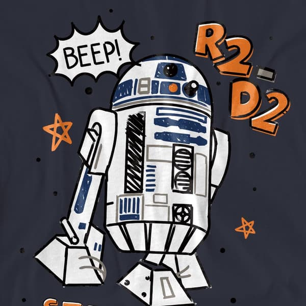 Star Wars Dam R2-D2 Marker T-shirt S Mörkblå Deep Navy S