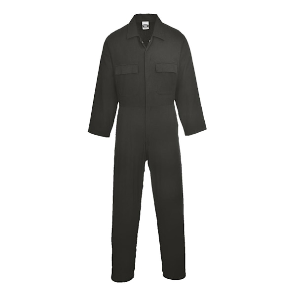 Portwest Unisex Vuxen Euro Bomulls Overall L Svart Black L