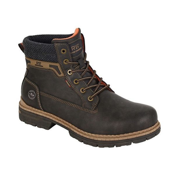 R21 Herr Ankelstövlar 7 UK Mörkbrun Dark Brown 7 UK