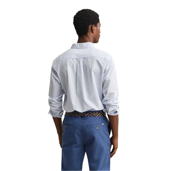 Gant Herr Fitted Skjorta L Ljusblå Light Blue L