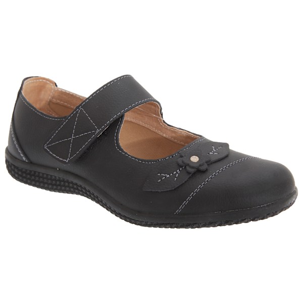 Boulevard Dam/Dam Touch Fastening Extra Wide Sommar Casual Black 5 UK