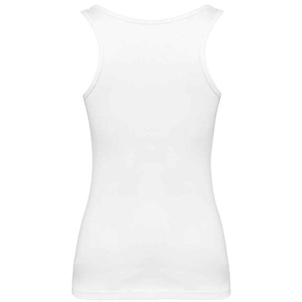 Kariban Dam/Dam T-shirt Linne Enfärgat Miljövänligt XXL Vit White XXL