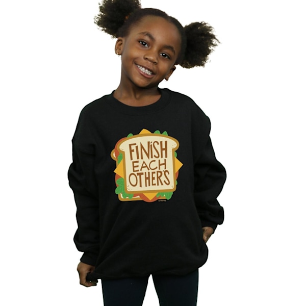 Disney Girls Wreck It Ralph Anna's tröja Sweatshirt 5-6 år B Black 5-6 Years