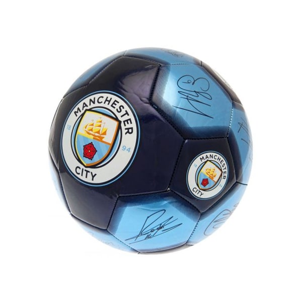 Manchester City FC City Signature Football 5 Himmelsblå/Navy Sky Blue/Navy 5