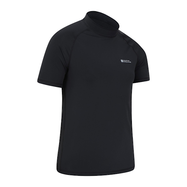Mountain Warehouse UV-skyddande rashguard för män, L, svart Black L