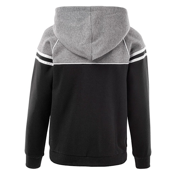 Bejo Boys Tamis II Logo Full Zip Hoodie 11 år Svart/Grå Melange Black/Grey Melange 11 Years