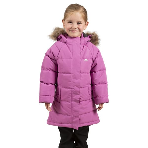 Trespass Flickor Unik Vadderad Jacka 5-6 År Djuprosa Deep Pink 5-6 Years