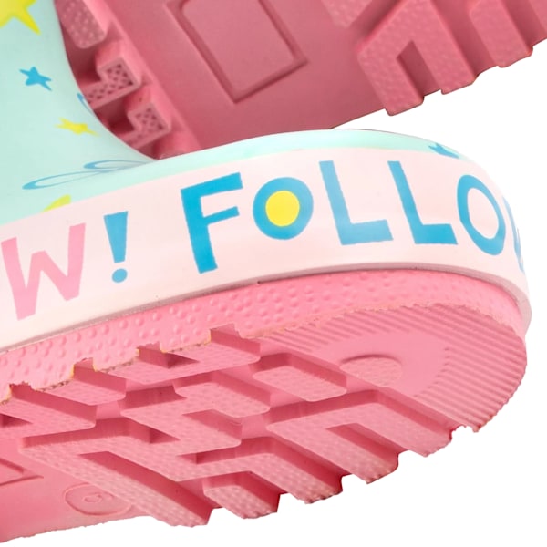 Paw Patrol Barn/Barn Skye & Everest Gummistövlar 8 UK Pink/Blue 8 UK Child