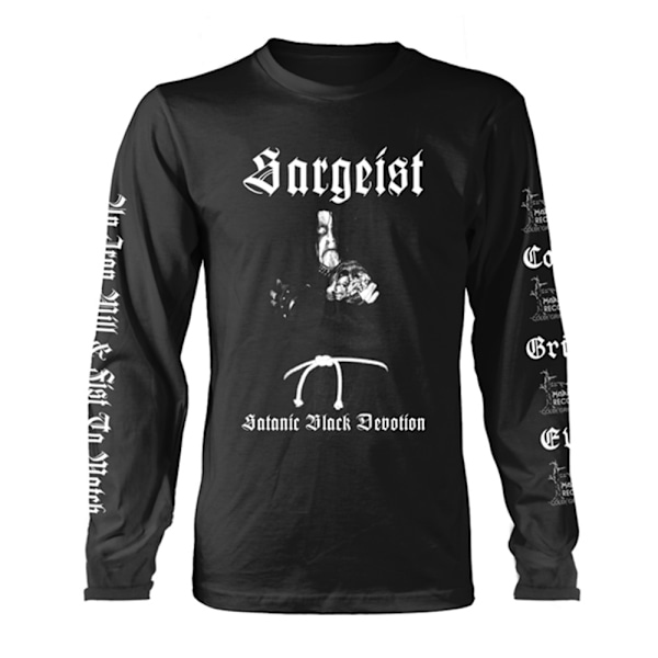 Sargeist Unisex Adult Satanic Shatraug Långärmad T-shirt L B Black L