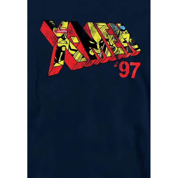 X-Men Barn/Kids 97 Comic Logo Pull Over Hoodie 5-6 år N Navy 5-6 Years
