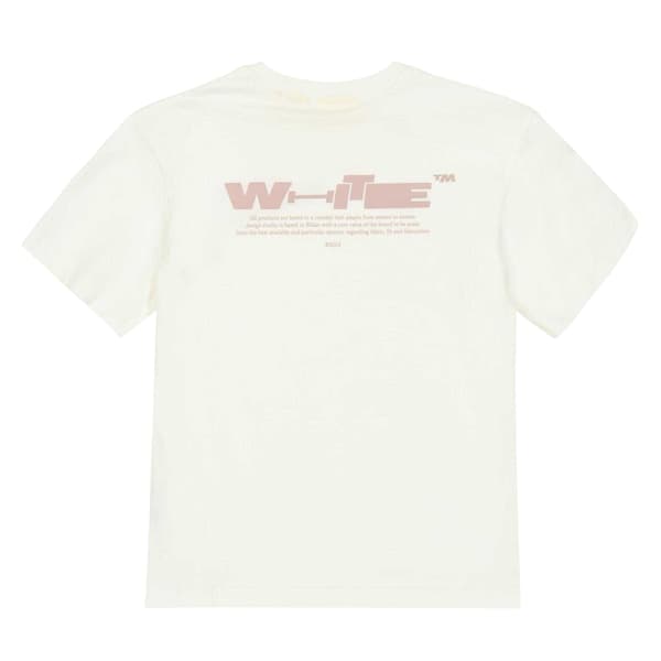 Off-White T-shirt med logotyp för barn 10 år vit White 10 Years