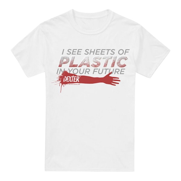 Dexter Herr Plastförutsägelse T-Shirt 3XL Vit White 3XL