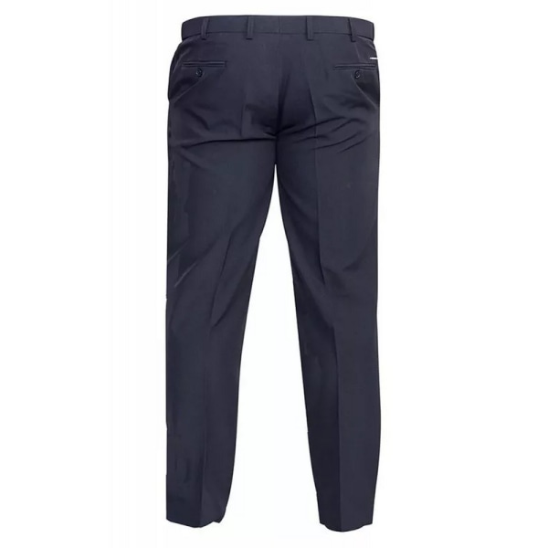 D555 Mens Max justerbar midja Kingsize byxa 42L Marinblå Navy 42L