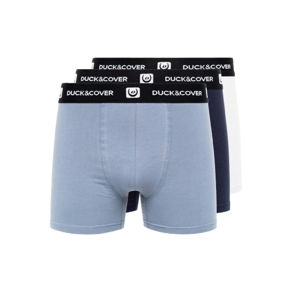 Duck and Cover Murff boxer för män (paket med 3) S blå/marinblå/ Blue/Navy/White S