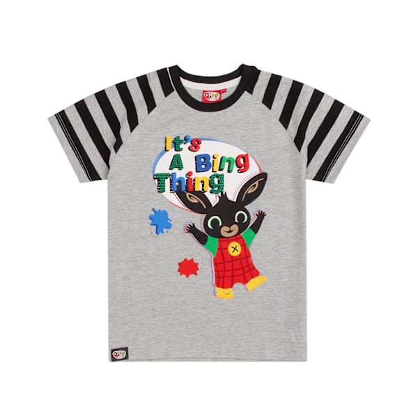 Bing Bunny Boys Its A Bing Thing Kort Pyjamas Set 18-24 Månader Grey/Black 18-24 Months