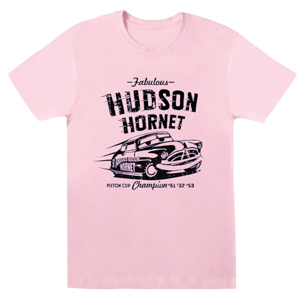 Disney Pojkar Bilar Hudson Hornet T-Shirt 5-6 År Babyrosa Baby Pink 5-6 Years
