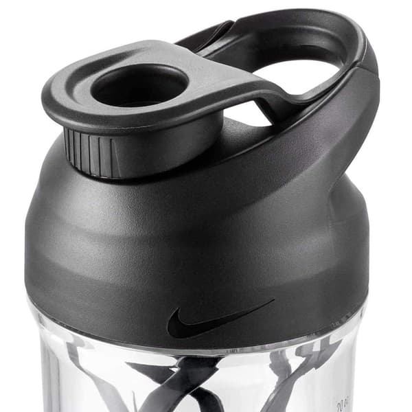 Nike TR Hypercharge Shaker Bottle One Size Clear/Black Clear/Black One Size
